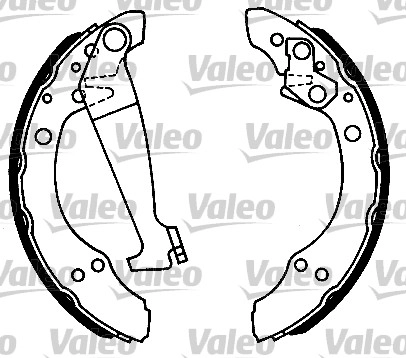 Комплект тормозных колодок VALEO 553726