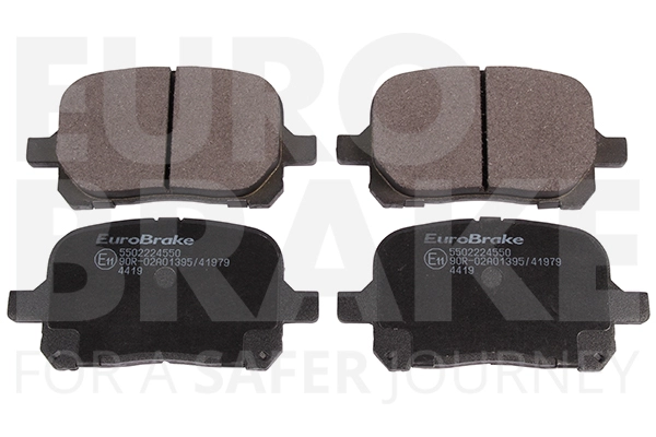 Тормозные колодки дисковые передние EUROBRAKE 5502224550