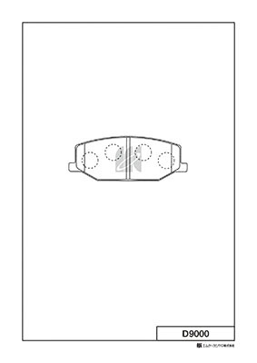 Колодки тормозные дисковые MK KASHIYAMA D9000