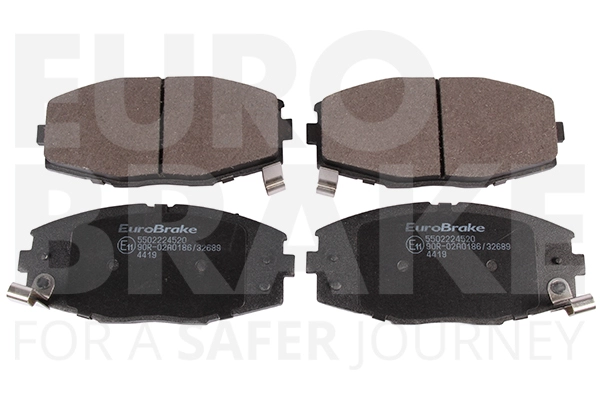 Тормозные колодки дисковые передние EUROBRAKE 5502224520