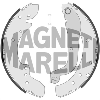 Колодки тормозные барабанные MAGNETI MARELLI 360219192245