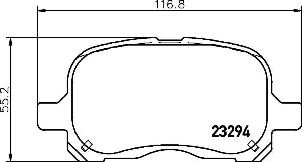 Колодки тормозные дисковые HELLA/BEHR/PAGID 8DB355009251