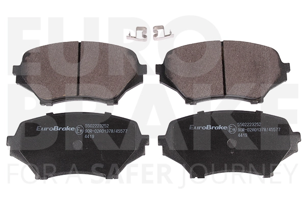 Тормозные колодки дисковые передние EUROBRAKE 5502223252