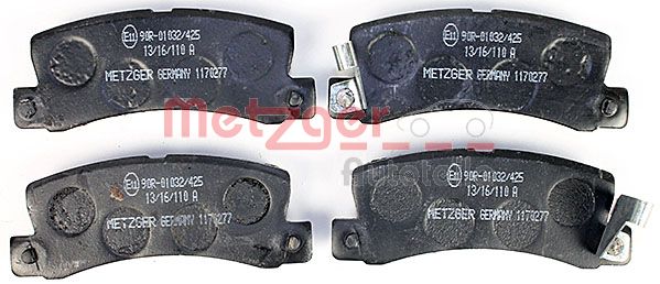 Колодки тормозные дисковые METZGER 1170277