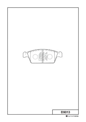 Колодки тормозные дисковые MK KASHIYAMA D9013
