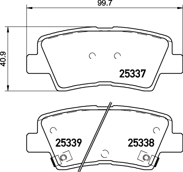 Колодки тормозные дисковые BREMBO P30094X