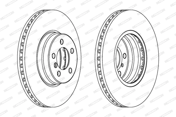 Диск тормозной FERODO DDF1436