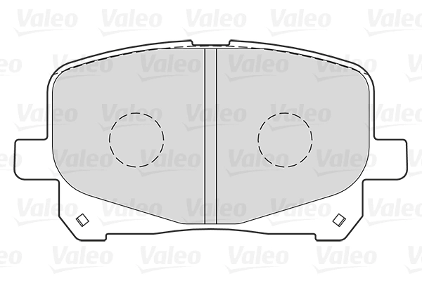 Колодки тормозные дисковые VALEO 301025