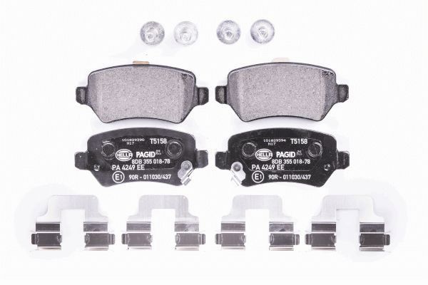 Колодки тормозные дисковые HELLA/BEHR/PAGID 8DB355018781