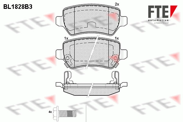 Запчасть FTE BL1828B3