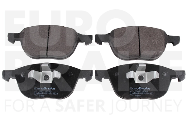Колодки тормозные дисковые EUROBRAKE 5502222561