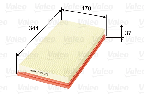 Фильтр воздушный VALEO 585322