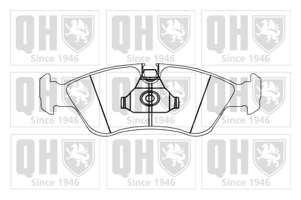 Колодки тормозные QUINTON HAZELL BP874