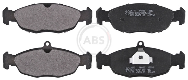 Колодки тормозные A.B.S. 36771