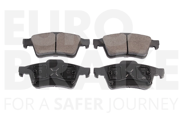 Тормозные колодки дисковые задние EUROBRAKE 5502223629