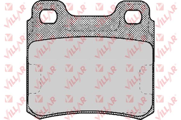 Колодки тормозные дисковые VILLAR 626.0317