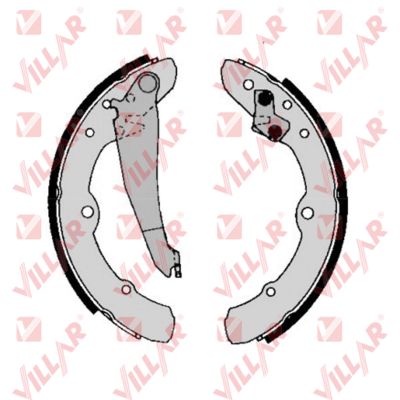 Колодки тормозные барабанные VILLAR 629.0504
