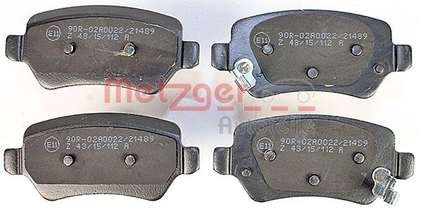 Колодки тормозные METZGER 1170812