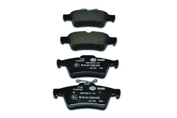 Комплект тормозных колодок дисковый тормоз HELLA/BEHR/PAGID 8DB355011-731