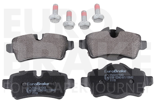Комплект тормозных колодок EUROBRAKE 5502221543