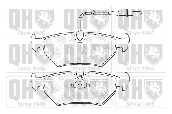 Колодки тормозные QUINTON HAZELL BP813