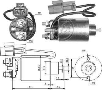 Реле втягивающее ZM ZM794