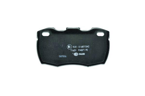 Колодки тормозные дисковые HELLA/BEHR/PAGID 8DB355012871