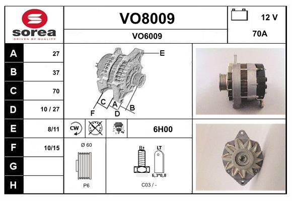 Генератор SNRA VO8009
