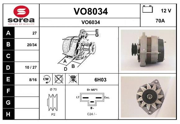 Генератор SNRA VO8034