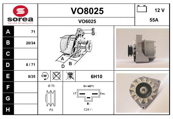 Генератор SNRA VO8025