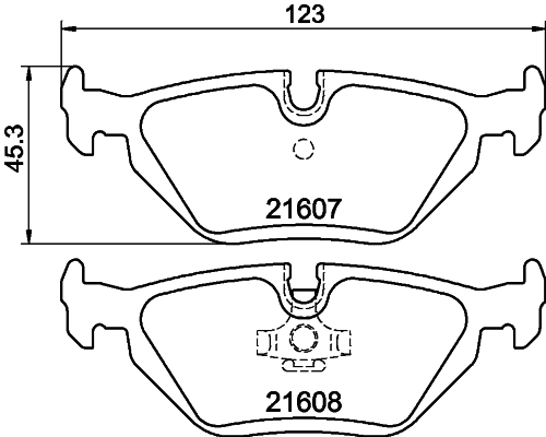 Колодки тормозные дисковые HELLA/BEHR/PAGID 8DB355007-511
