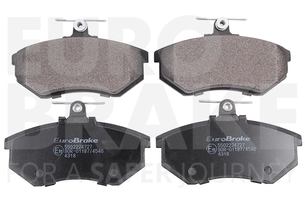 Тормозные колодки дисковые передние EUROBRAKE 5502224727