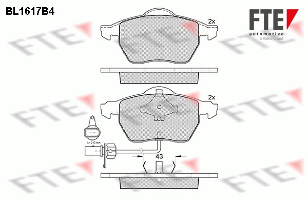 Запчасть FTE BL1617B4