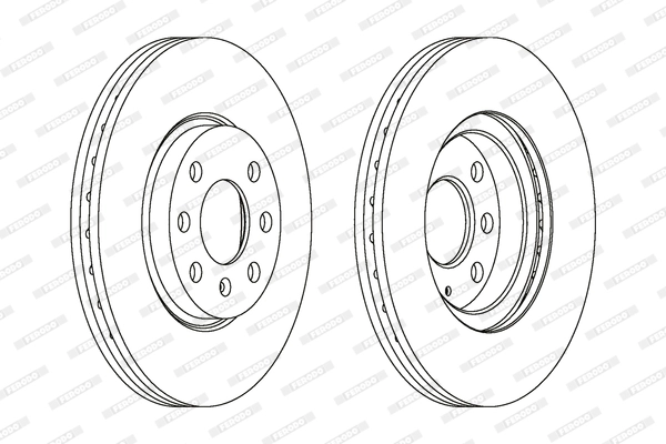 Диск тормозной FERODO DDF1131