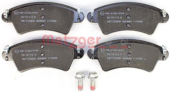 Колодки тормозные дисковые METZGER 1170458