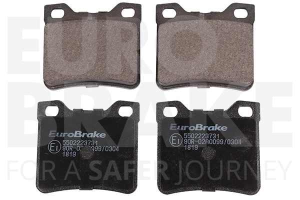 Тормозные колодки дисковые задние EUROBRAKE 5502223731