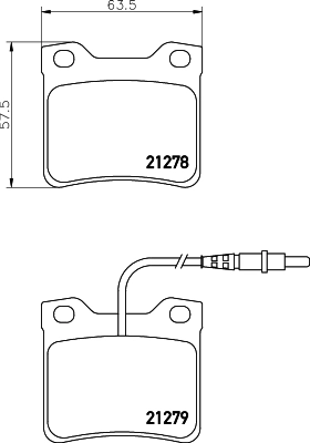 Колодки тормозные дисковые DON PCP1541
