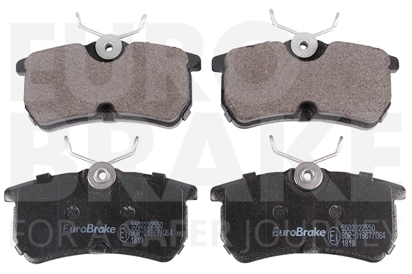 Колодки тормозные дисковые EUROBRAKE 5502222550