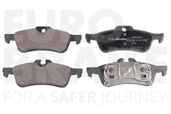 Тормозные колодки дисковые задние EUROBRAKE 5502224021