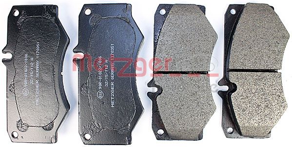 Колодки тормозные дисковые METZGER 1170351