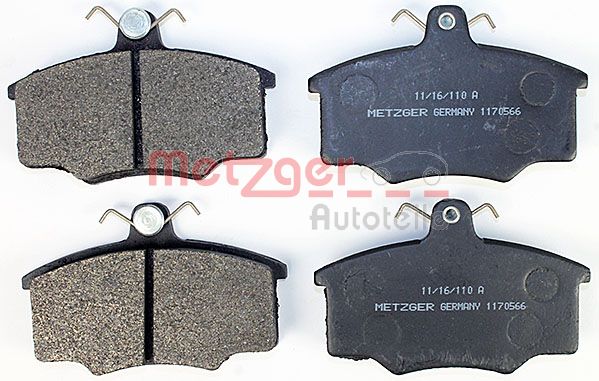 Колодки тормозные дисковые METZGER 1170566