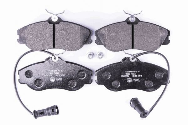 Колодки тормозные дисковые HELLA/BEHR/PAGID 8DB355017911