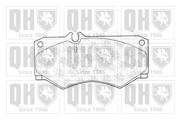 Колодки тормозные QUINTON HAZELL BP287