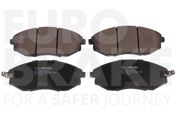 Тормозные колодки дисковые передние EUROBRAKE 5502225014