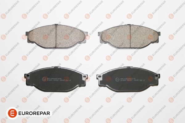 Колодки тормозные дисковые EUROREPAR 1639376180