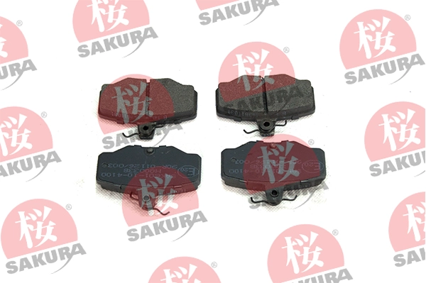 Колодки тормозные дисковые SAKURA 601104100