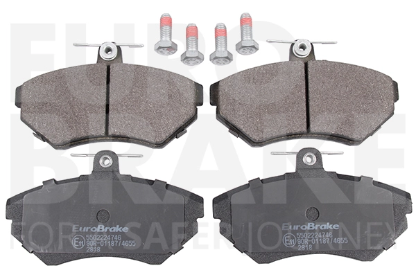 Тормозные колодки дисковые передние EUROBRAKE 5502224746