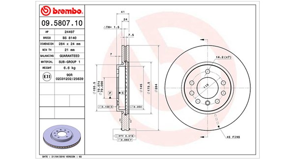 Диск тормозной MAGNETI MARELLI 360406037800
