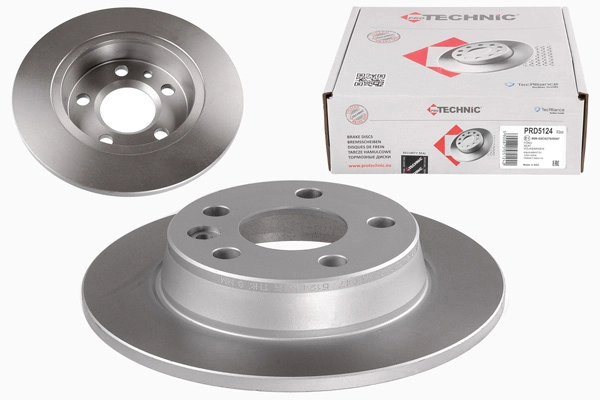 Диск тормозной PROTECHNIC PRD5124
