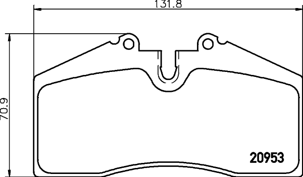 Комплект тормозных колодок дисковый тормоз HELLA/BEHR/PAGID 8DB355007-701